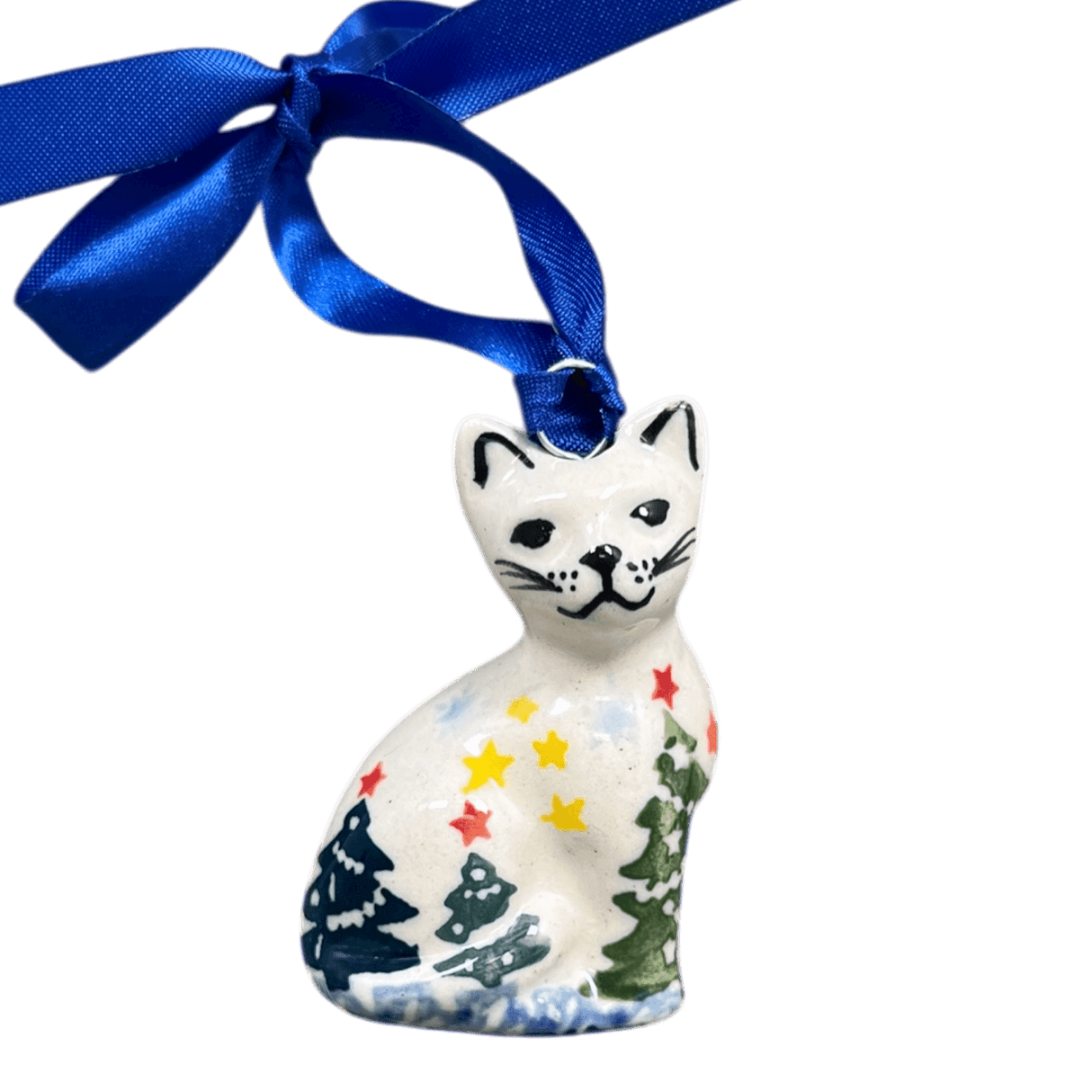 Ornament, Cat, 1.5" in "Festive Forest" by Manufaktura | K018U-INS6