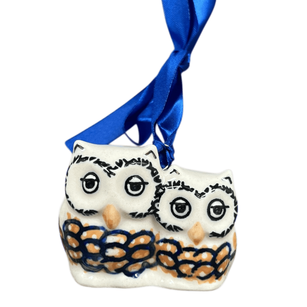 Ornament, Two Owl, 2" in "Bouquet in a Basket" by Manufaktura | K020S-JZK