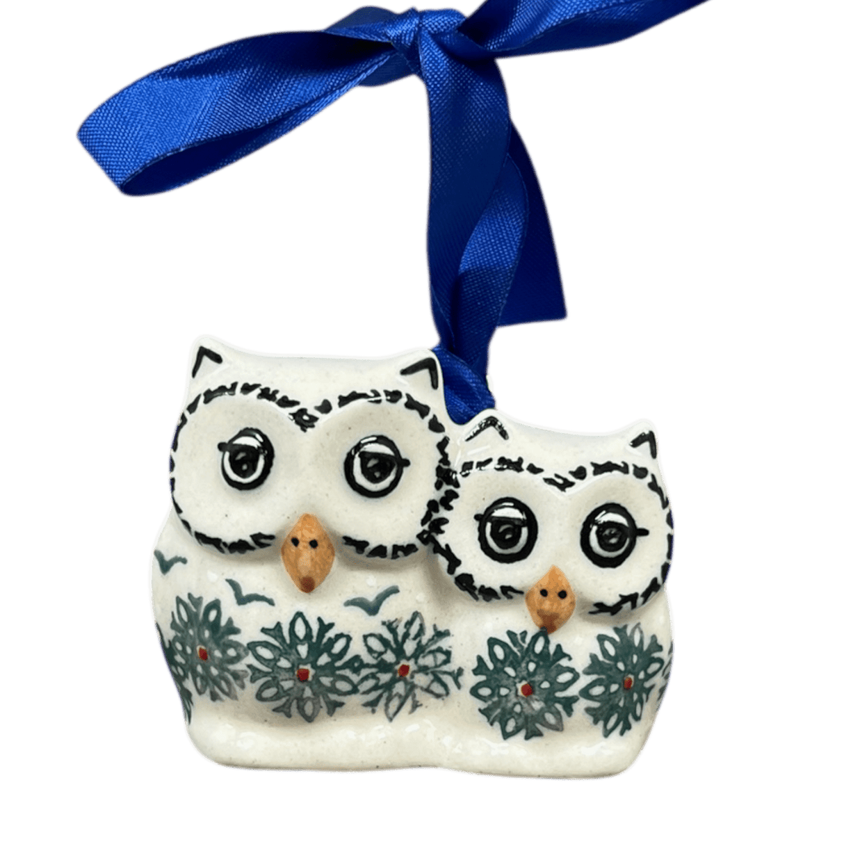 Ornament, Two Owl, 2" in "Pine Forest" by Manufaktura | K020S-PS29