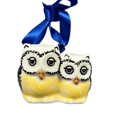 Ornament, Two Owl, 2" in "Sunshine Grotto" by Manufaktura | K020S-WK52