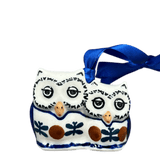 Ornament, Two Owl, 2" in "Mosquito" by Manufaktura | K020T-70