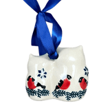Ornament, Two Owl, 2" in "Red Bird" by Manufaktura | K020T-GILE