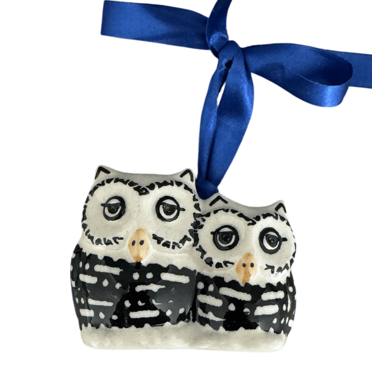 Ornament, Two Owl, 2" in "Metro" by Manufaktura | K020T-WCZM