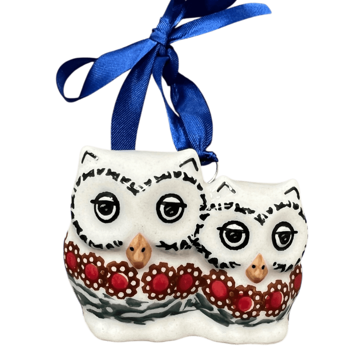 Ornament, Two Owl, 2" in "Fanfare" by Manufaktura | K020U-EO28