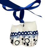 Ornament, Two Owl, 2" in "Bubble Blast" by Manufaktura | K020U-IZ23