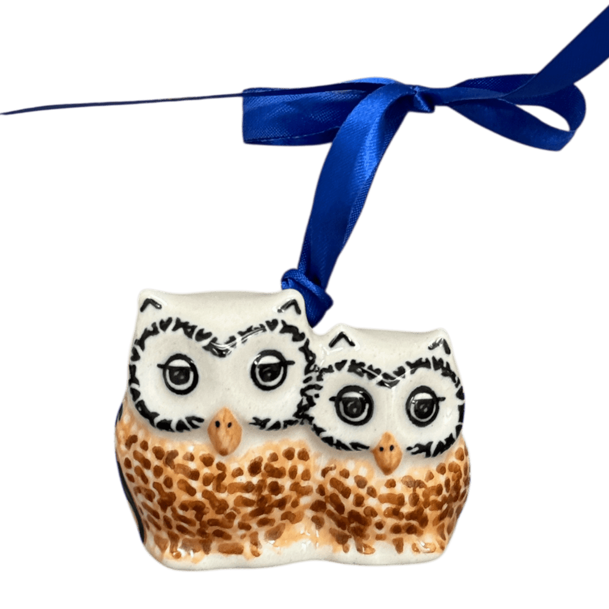 Ornament, Two Owl, 2" in "Desert Sunrise" by Manufaktura | K020U-KLJ