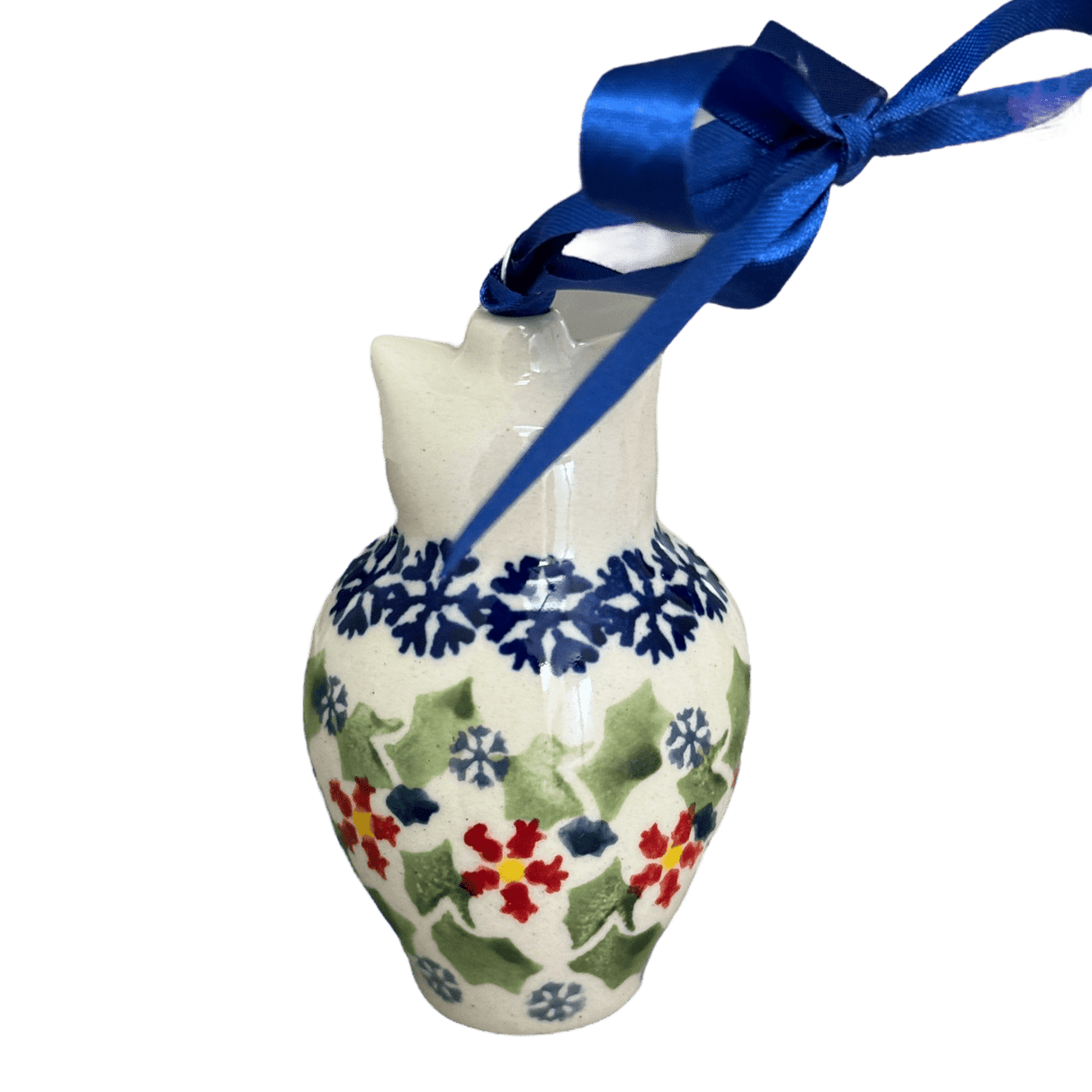 Ornament, Owl, 2" in "Holly In Bloom" by Manufaktura | K026T-IN13