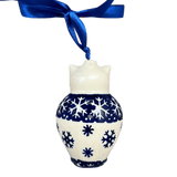 Ornament, Owl, 2" in "Snow Drift" by Manufaktura | K026T-PZ