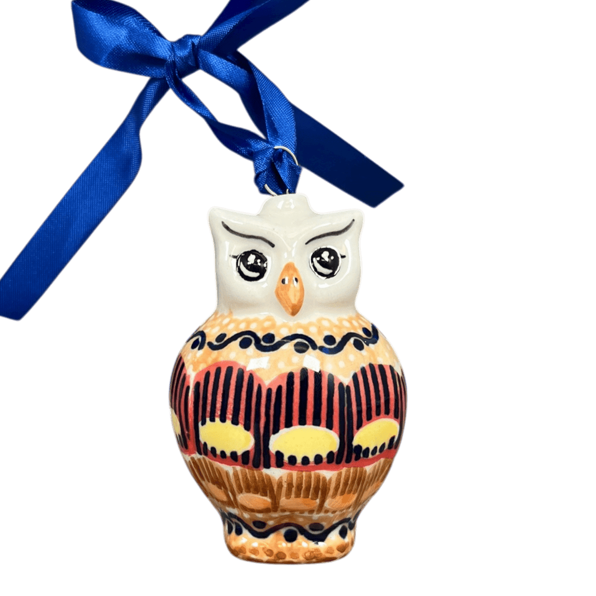Ornament, Owl, 2" in "Desert Sunrise" by Manufaktura | K026U-KLJ