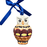 Ornament, Owl, 2" in "Desert Sunrise" by Manufaktura | K026U-KLJ