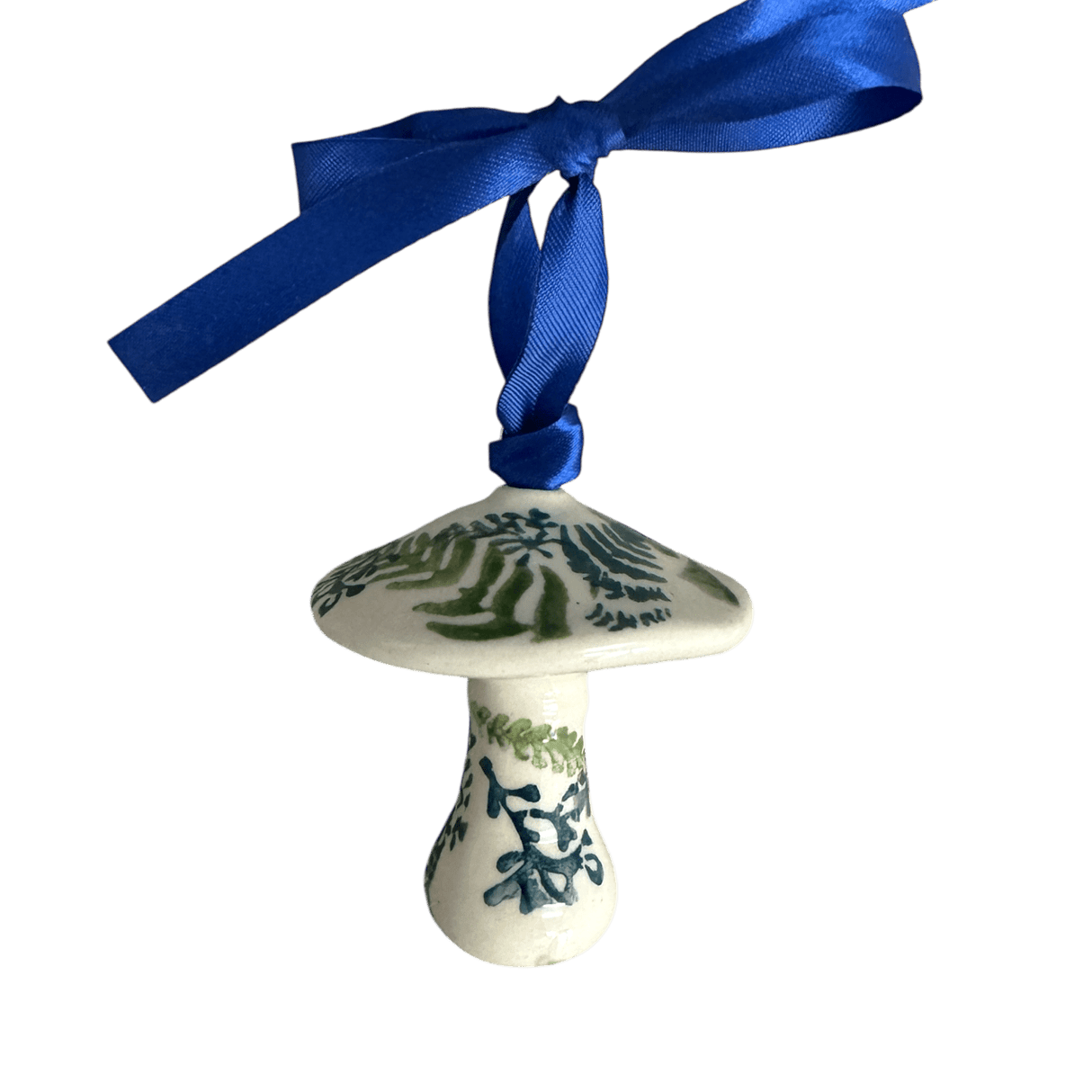Ornament, Mushroom, 2.25" in "Scattered Ferns" by Manufaktura | K029S-GZ39