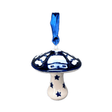 Ornament, Mushroom, 2.25" in "Winter's Eve" by Manufaktura | K029S-IBZ