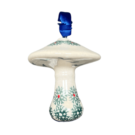 Ornament, Mushroom, 2.25" in "Pine Forest" by Manufaktura | K029S-PS29