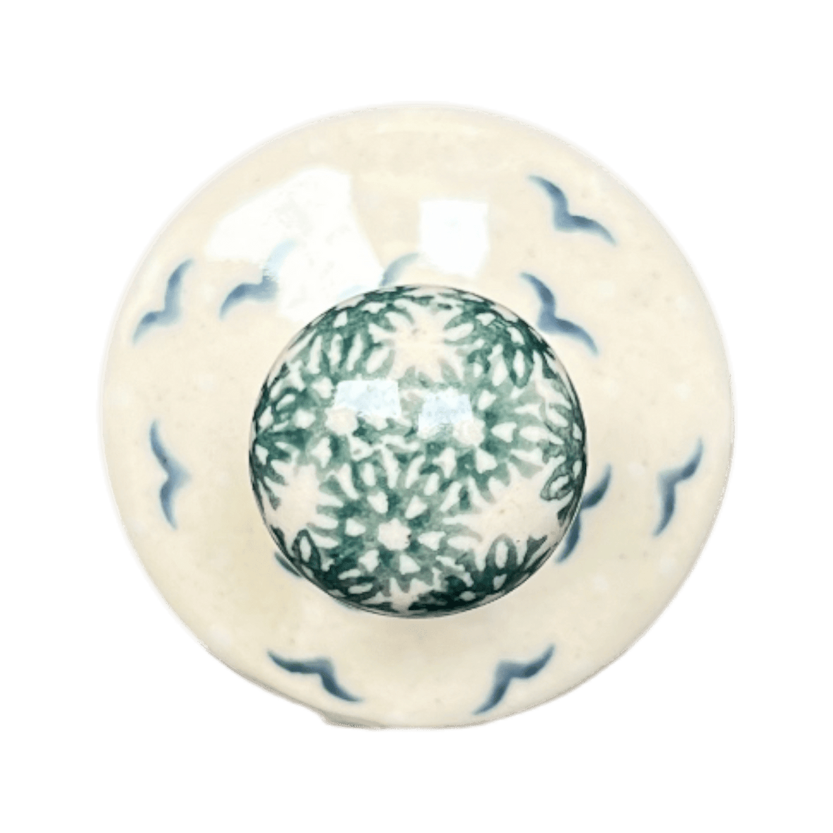 Ornament, Mushroom, 2.25" in "Pine Forest" by Manufaktura | K029S-PS29