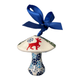 Ornament, Mushroom, 2.25" in "Reindeer Games" by Manufaktura | K029T-BL07