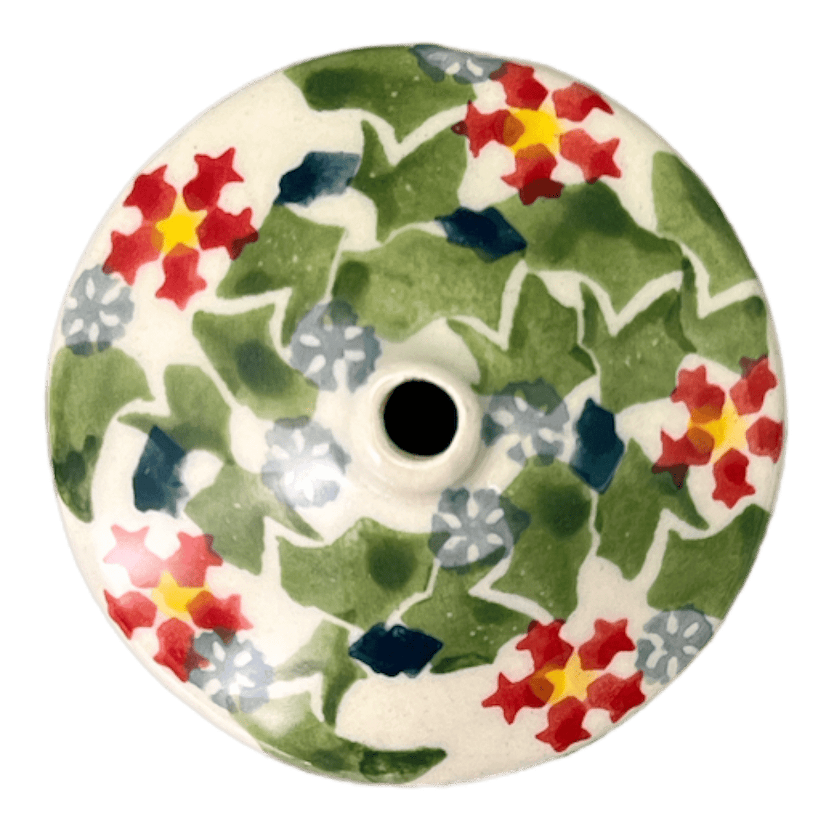 Ornament, Mushroom, 2.25" in "Holly In Bloom" by Manufaktura | K029T-IN13