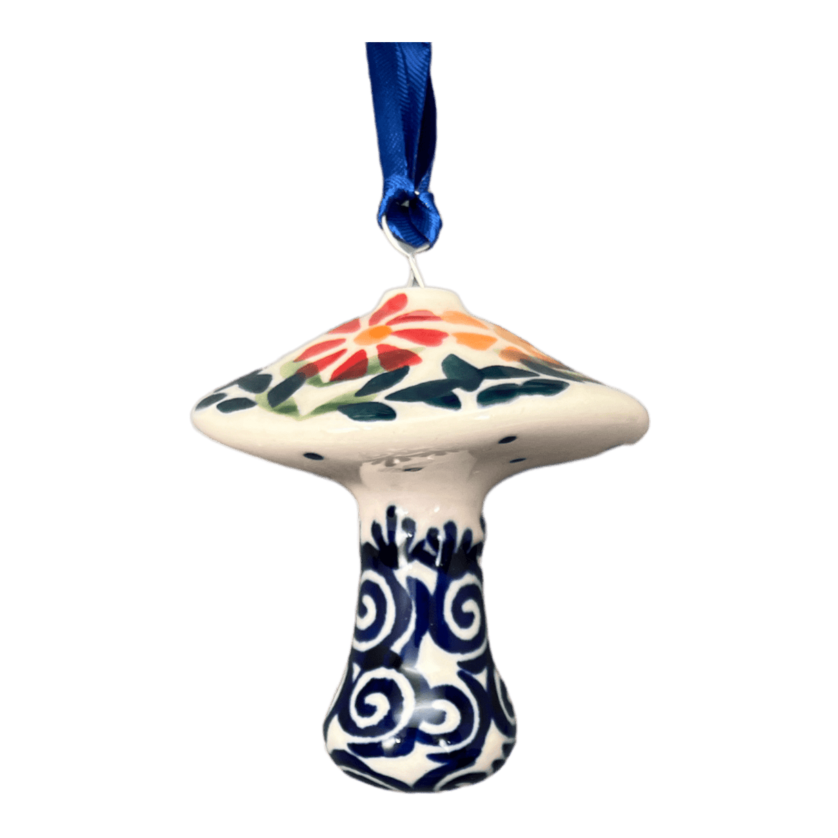 Ornament, Mushroom, 2.25" in "Flower Power" by Manufaktura | K029T-JS14