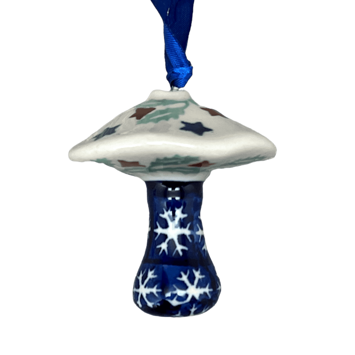 Ornament, Mushroom, 2.25" in "Starry Wreath" by Manufaktura | K029T-PZG