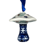 Ornament, Mushroom, 2.25" in "Starry Wreath" by Manufaktura | K029T-PZG