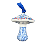 Ornament, Mushroom, 2.25" in "Snowflake Love" by Manufaktura | K029U-PS01