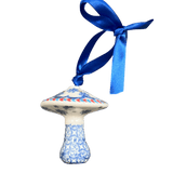Ornament, Mushroom, 2.25" in "Snowflake Love" by Manufaktura | K029U-PS01