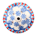 Ornament, Mushroom, 2.25" in "Snowflake Love" by Manufaktura | K029U-PS01