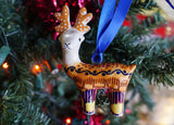 Ornament, Reindeer, 3.5" in "Desert Sunrise" by Manufaktura | K038U-KLJ