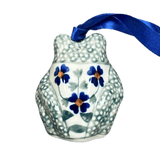 Ornament, Frog, 2" in "Woven Pansies" by Manufaktura | K046T-RV