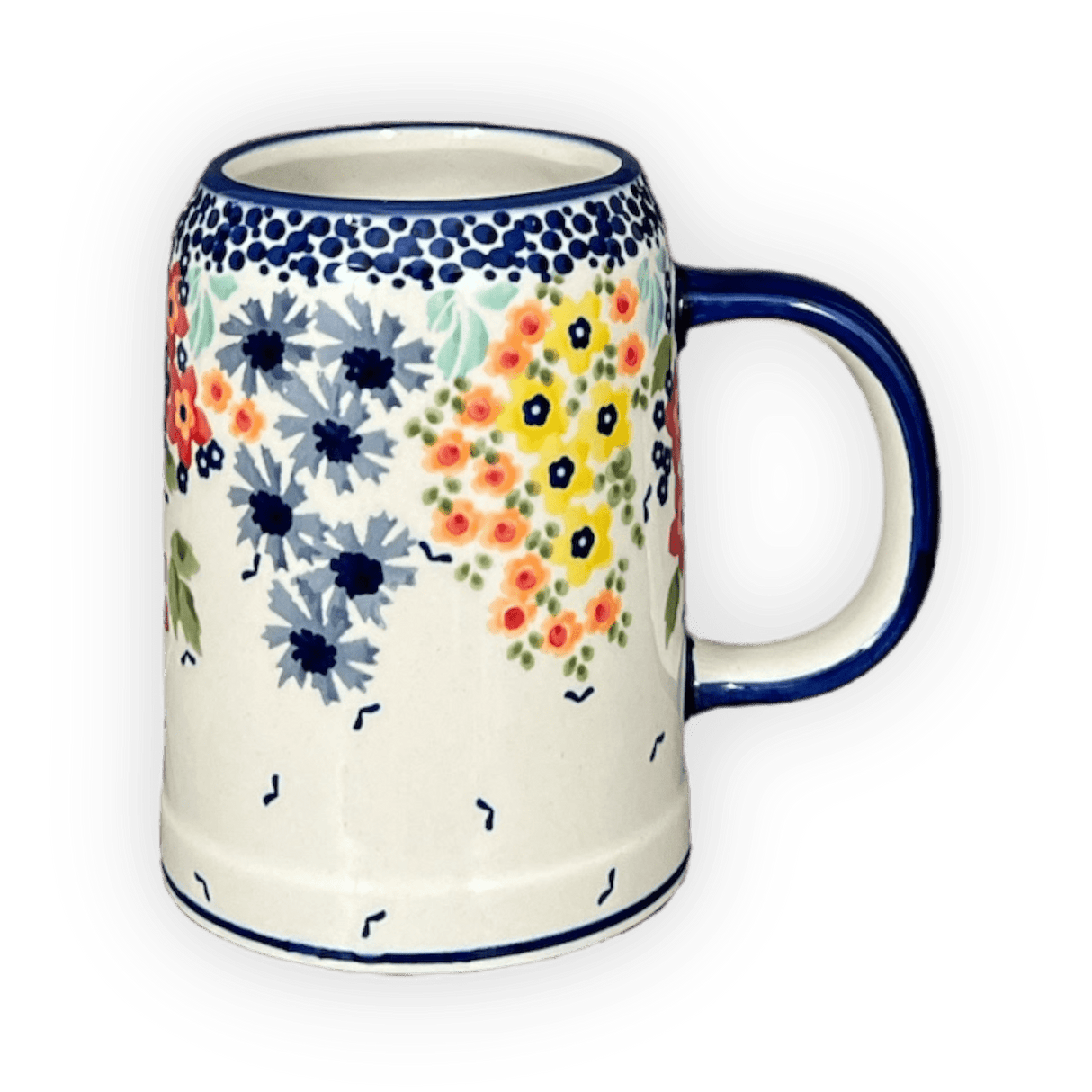 Tankard, 22 oz in "Brilliant Garden" by Manufaktura | K054S-DPLW