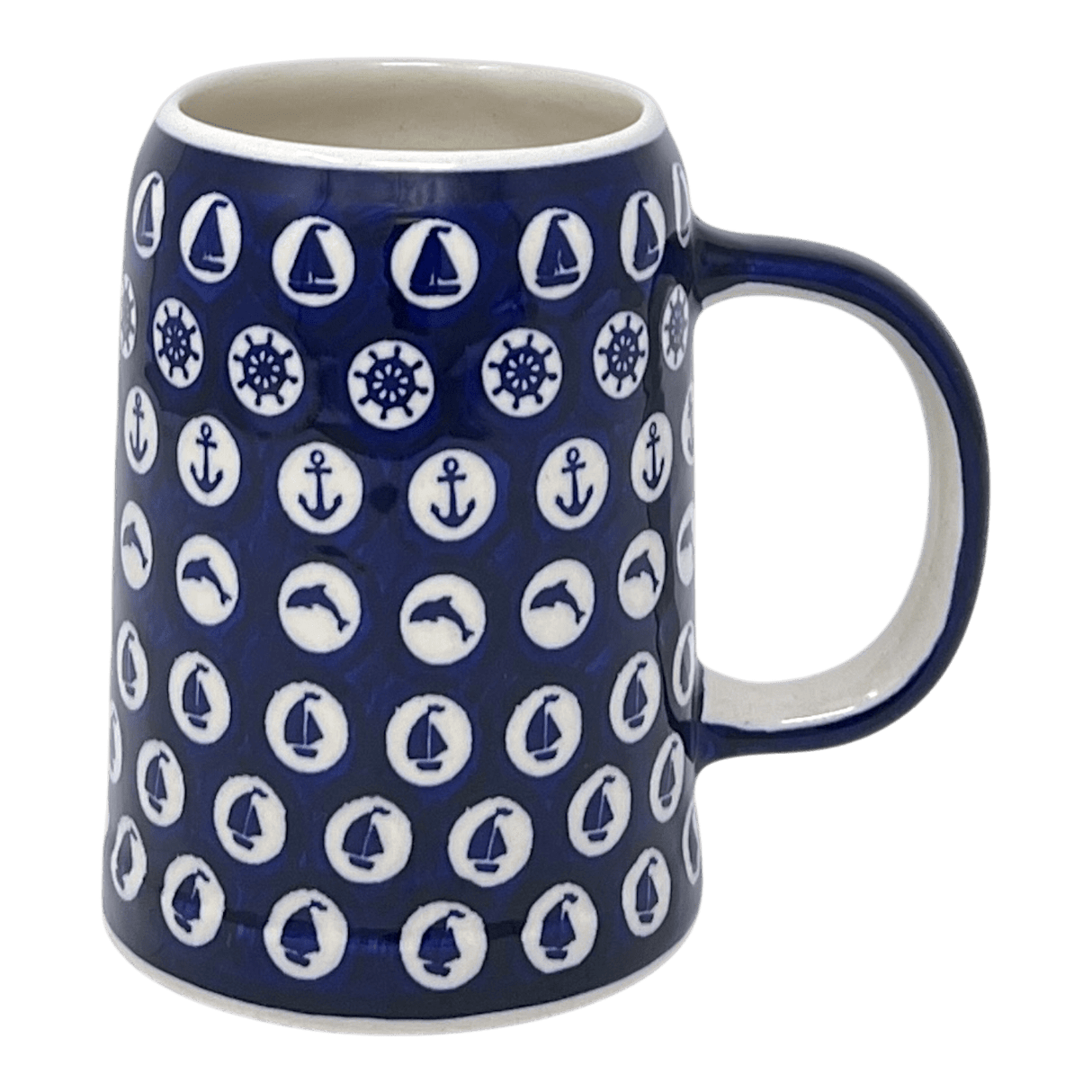 Drinking Glass, Tankard, 22 oz Small in "Nautical Nights" by Manufaktura | K054T-LK01