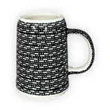 Drinking Glass, Tankard, 22 oz Small in "Metro" by Manufaktura | K054T-WCZM