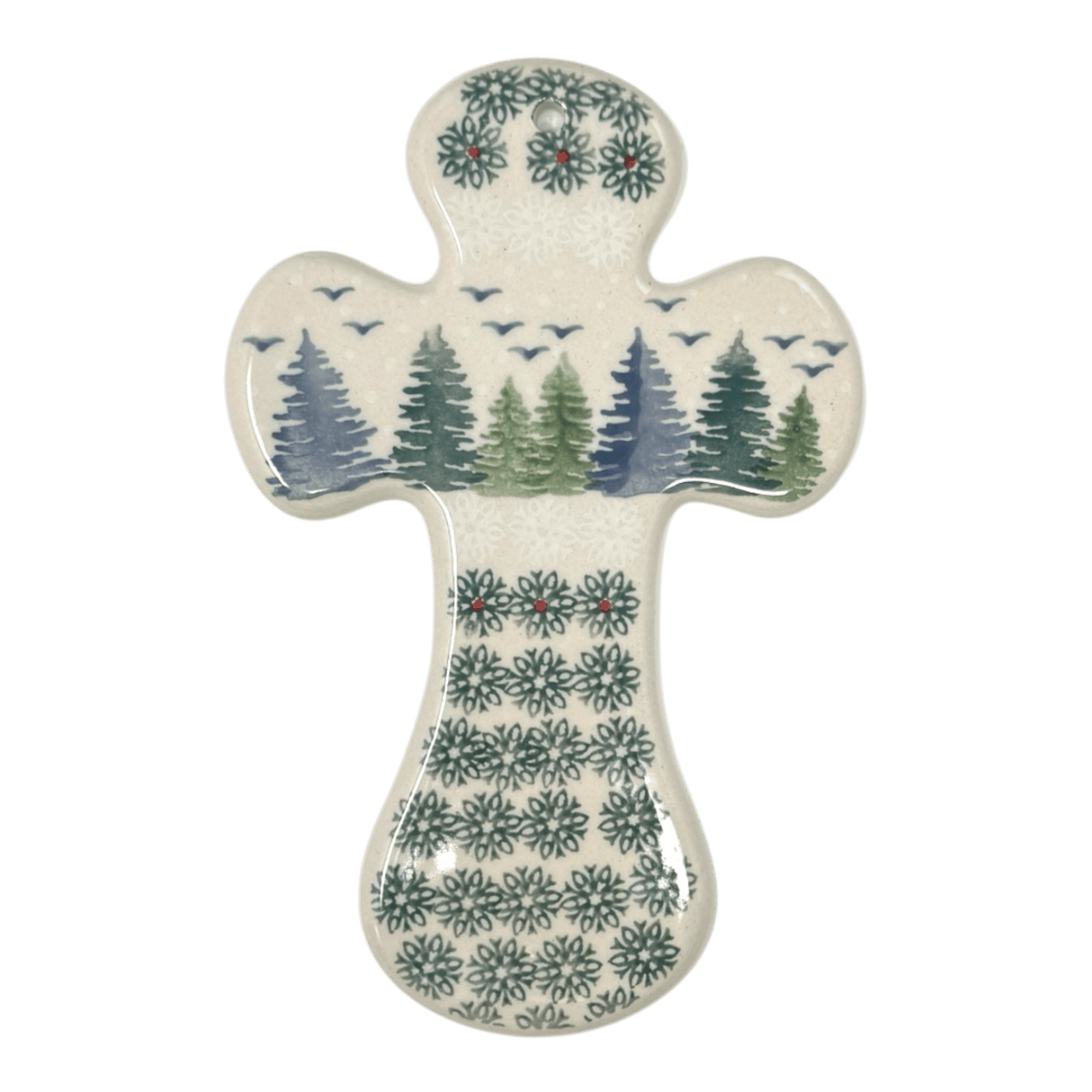 Cross, 7" in "Pine Forest" by Manufaktura | K062S-PS29