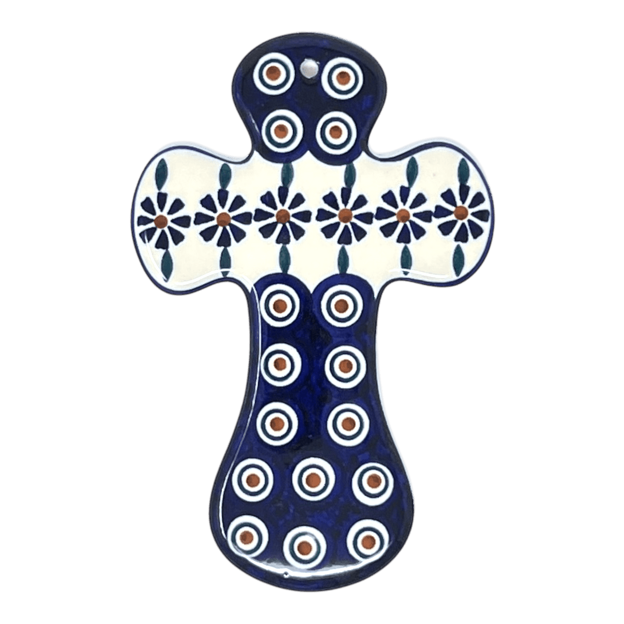 Cross, 7" in "Floral Peacock" by Manufaktura | K062T-54KK