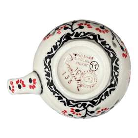 Polish Pottery Small Belly Mug (Cherry Blossom) | K067S-DPGJ Additional Image at PolishPotteryOutlet.com