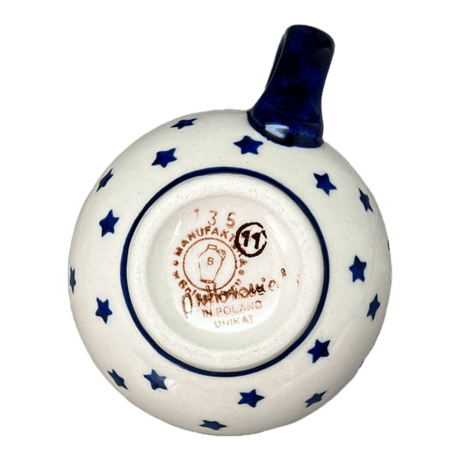 Mug, Belly Mug, Small, 7 oz in "Winter's Eve" by Manufaktura | K067S-IBZ