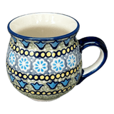 Mug, Belly Mug, Small, 7 oz in "Blue Bells" by Manufaktura | K067S-KLDN