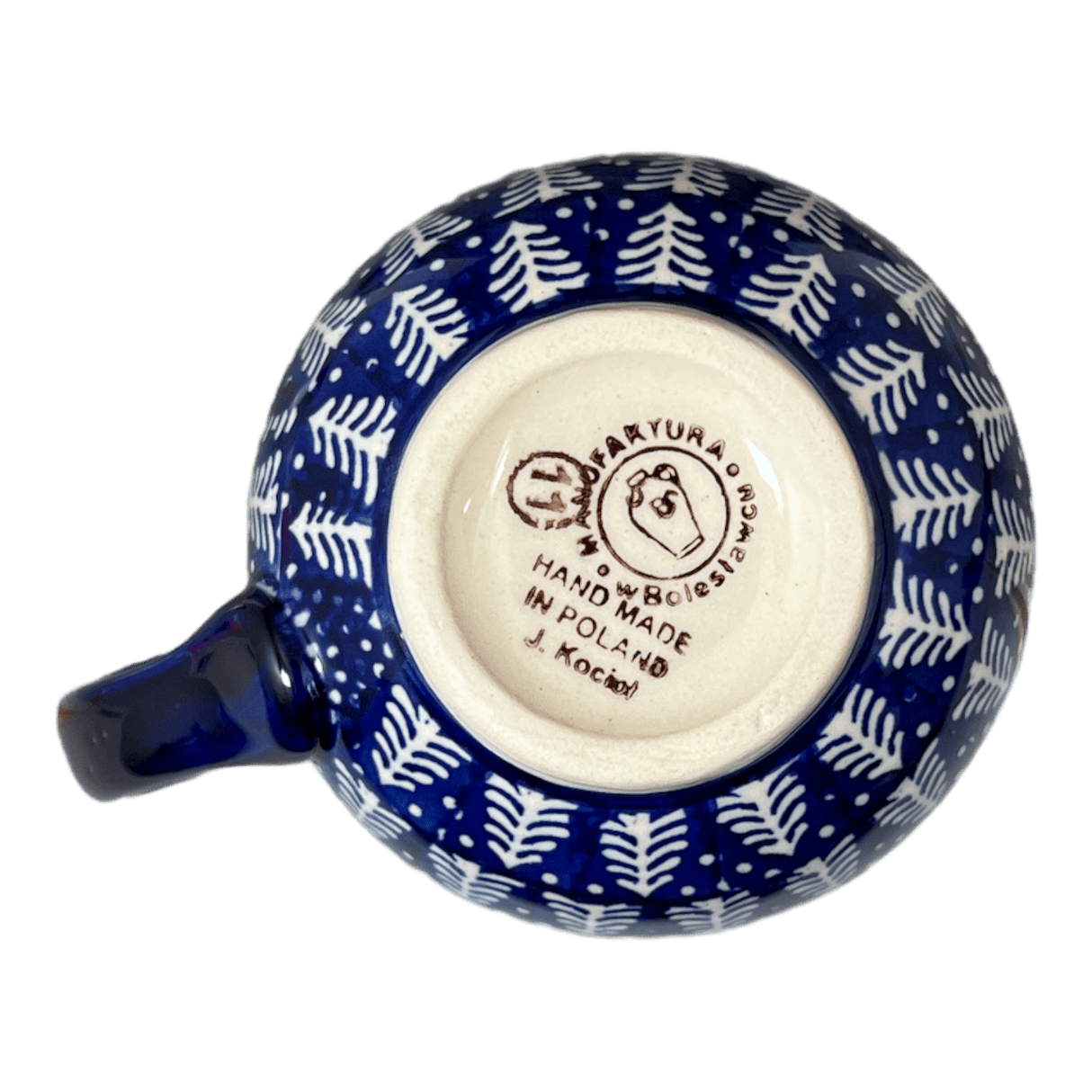 Mug, Belly Mug, Small, 7 oz in "Holiday Cheer" by Manufaktura | K067T-NOS2