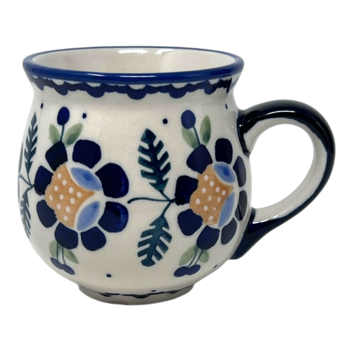 Mug, Belly Mug, Small, 7 oz in "Cornflower" by Manufaktura | K067T-RU