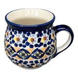 Mug, Belly Mug, Small, 7 oz in "Kaleidoscope" by Manufaktura | K067U-ASR