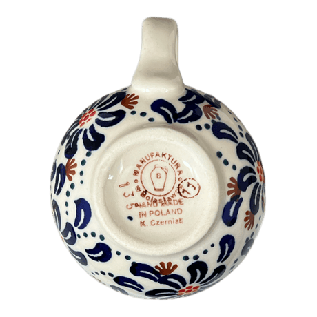 Mug, Belly Mug, Small, 7 oz in "Floral Fireworks" by Manufaktura | K067U-BSAS