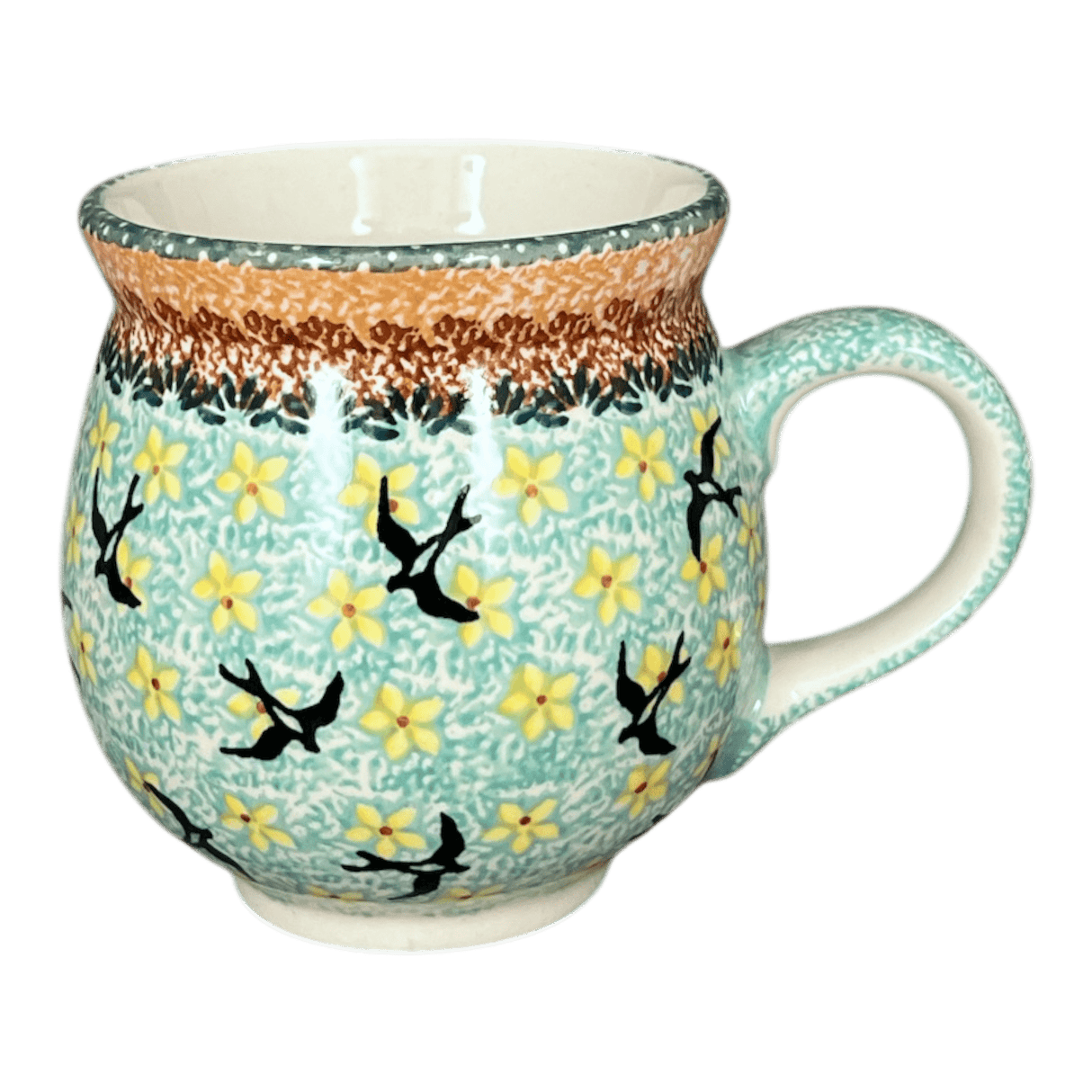 Mug, Belly Mug, 16oz Large in "Capistrano" by Manufaktura | K068S-WK59