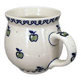 Mug, Belly Mug, 16 oz Large in "Green Apple" by Manufaktura | K068T-15