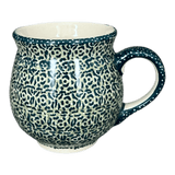 Mug, Belly Mug, 16oz Large in "Green Peace" by Manufaktura | K068U-W56Z