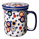 Mug, Tea Infuser Mug, 12 oz in "Bubble Machine" by Manufaktura | K073M-AS38
