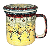 Mug, Tea Infuser, 12 oz in "Sunshine Grotto" by Manufaktura | K073S-WK52