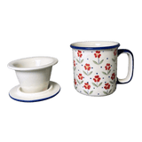 Mug, Tea Infuser Mug, 12 oz in "Simply Beautiful" by Manufaktura | K073T-AC61