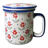 Mug, Tea Infuser Mug, 12 oz in "Simply Beautiful" by Manufaktura | K073T-AC61