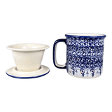 Mug, Tea Infuser Mug, 12 oz in "Twilight Berries" by Manufaktura | K073U-GP14