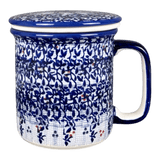 Mug, Tea Infuser Mug, 12 oz in "Twilight Berries" by Manufaktura | K073U-GP14