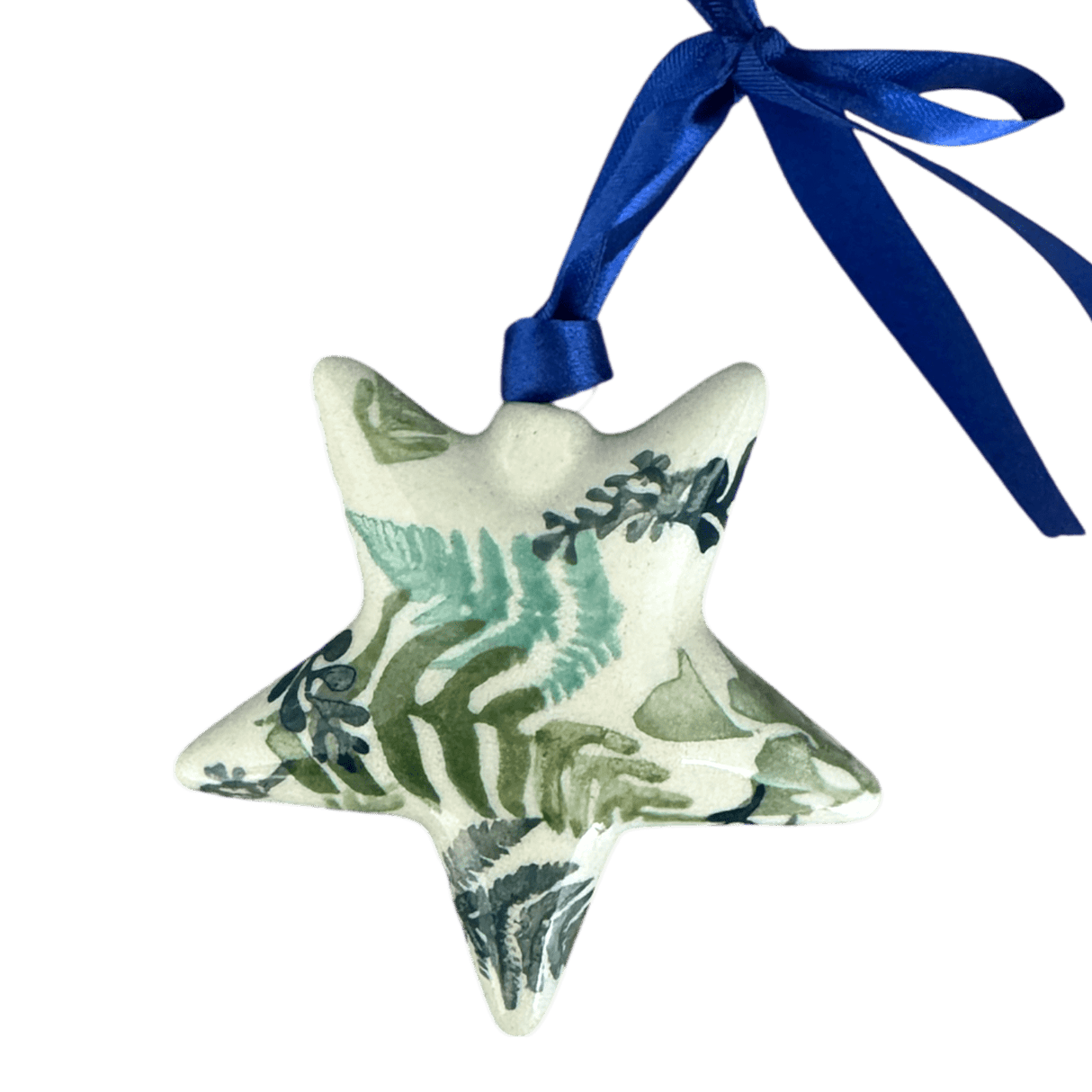 Ornament, Star, 3" in "Scattered Ferns" by Manufaktura | K076S-GZ39